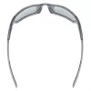 Polarized sunglasses Uvex Sportstyle 233 P - smoke mat/mir.blue