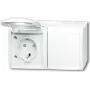 BUSCH JAEGER 2084-0-0723 - CEE 7/3 - 2P+E - White - IP44 - 250 V - 16 A