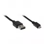 GoodConnections Connection Cable USB 2.0 EASY Plug A to plug Micro B, black, 3m,