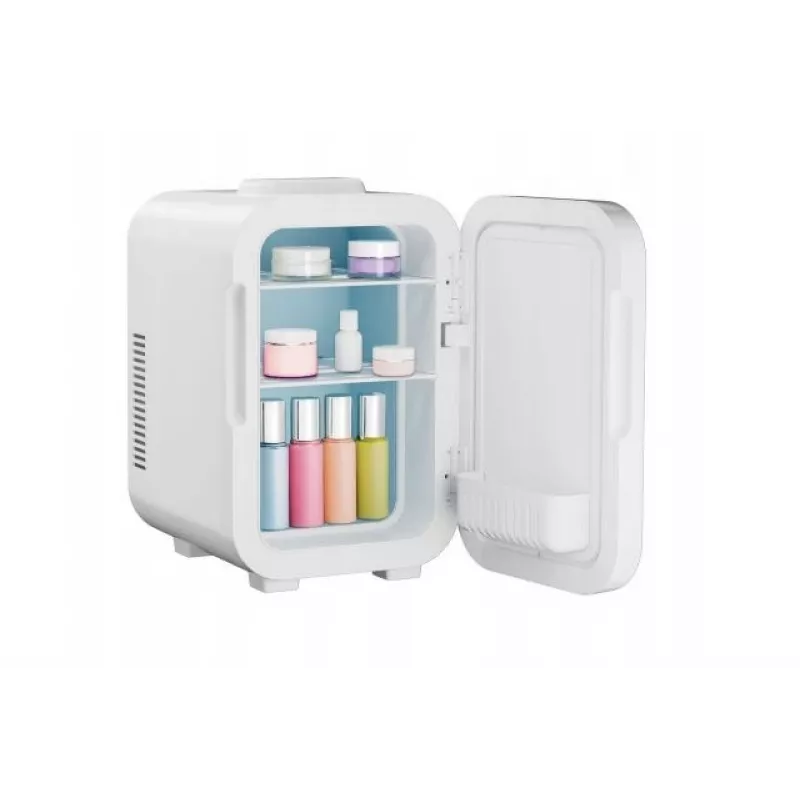 Mini fridge with LED makeup mirror Elle ESDAFX08WHEU 8 L white