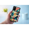 Protective phone case iKins for Samsung Galaxy S20+ mosaic black
