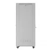 Rack cabinet LANBERG FF01-8047-12SL 47U 800x1000 mm grey with front and rear glass doors and LCD panel space
