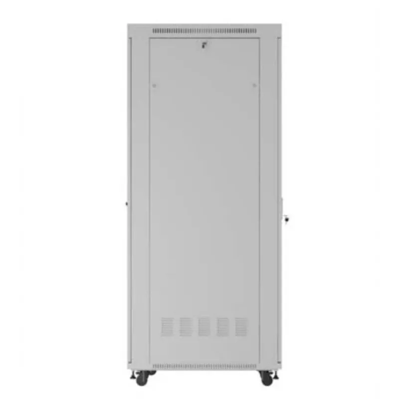 Rack cabinet LANBERG FF01-8047-12SL 47U 800x1000 mm grey with front and rear glass doors and LCD panel space