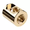 Fitting EK Water Blocks Brass Gold 28mm Height 2.3cm Diameter