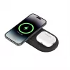 Belkin WIZ021VFBK - 2-in-1 wireless charging pad with Qi2 technology 15 W, black