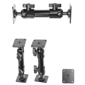 Mounting Kit Brodit 202010 Black Aluminium Plastic