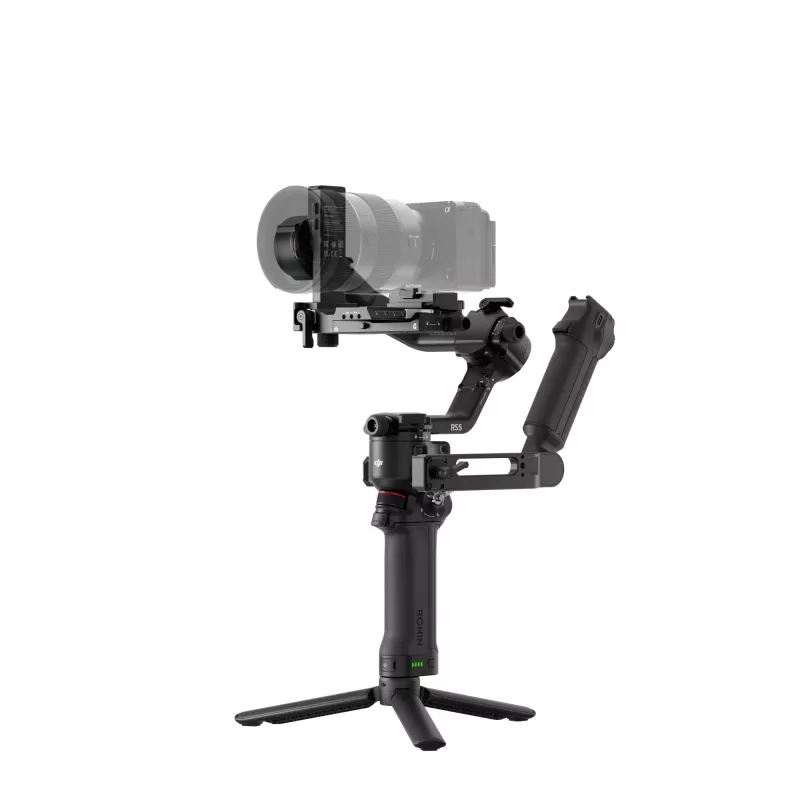 Hand camera stabilizer DJI RS 5 combo — aluminium, 30 h battery, 1.46 kg, black