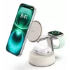 Wireless USB Charger Belkin Qi2 WIZ040KQSD — 25W, USB power, 1.5 m cable, white, for smartphone smartwatch headphones fitness tracker