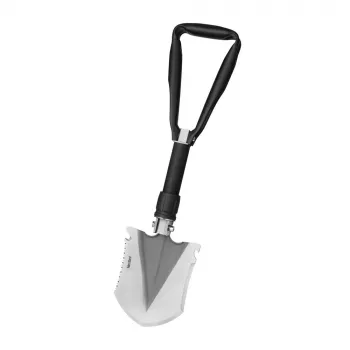 Folding shovel Nextool NE20033 — compact multi-functional mini shovel, folded 20.6 cm, extended 50.3 cm, weight 797 g, width 128 mm