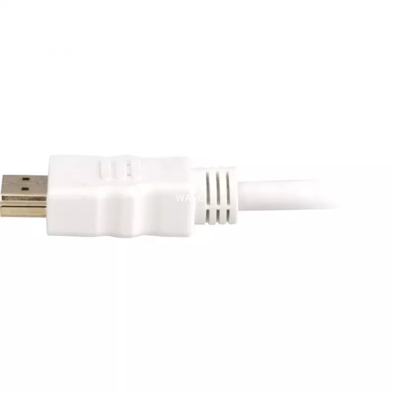 High Speed HDMI-Kabel mit Ethernet weiß, 2 Meter