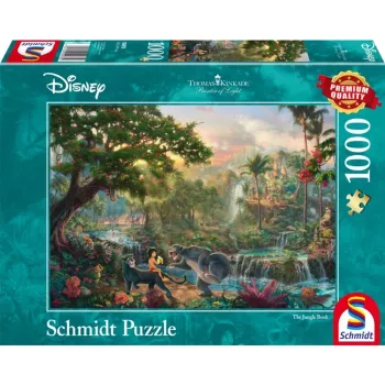 Jigsaw puzzle Schmidt Spiele 4059473 — 1000 pieces, Jungle Book cartoons, 693 mm width