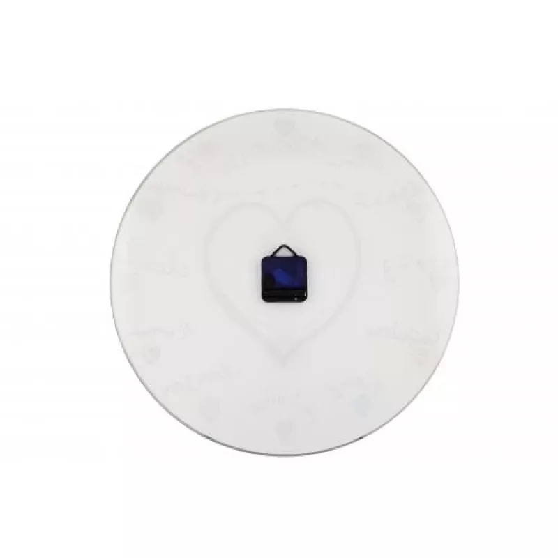 NeXtime klok 8030 Loving You, Ø43 cm, Wall, White/ Multi-color
