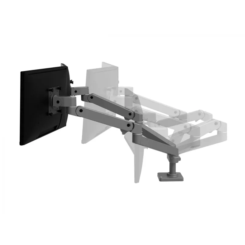 Ergotron LX Pro - Mounting Kit (Doppelarm) - modular - for 2 LCD-Displays - side-by-side - Aluminium - Dark Grey - Screen Size: to 68,6 cm (to 27 inch) (45-686-293)