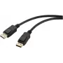 Renkforce DisplayPort Connection Cable DisplayPort Plug, DisplayPort Plug 2.00 m Black RF-5771516 PVC Jacket DisplayPort-Cable (RF-5771516)