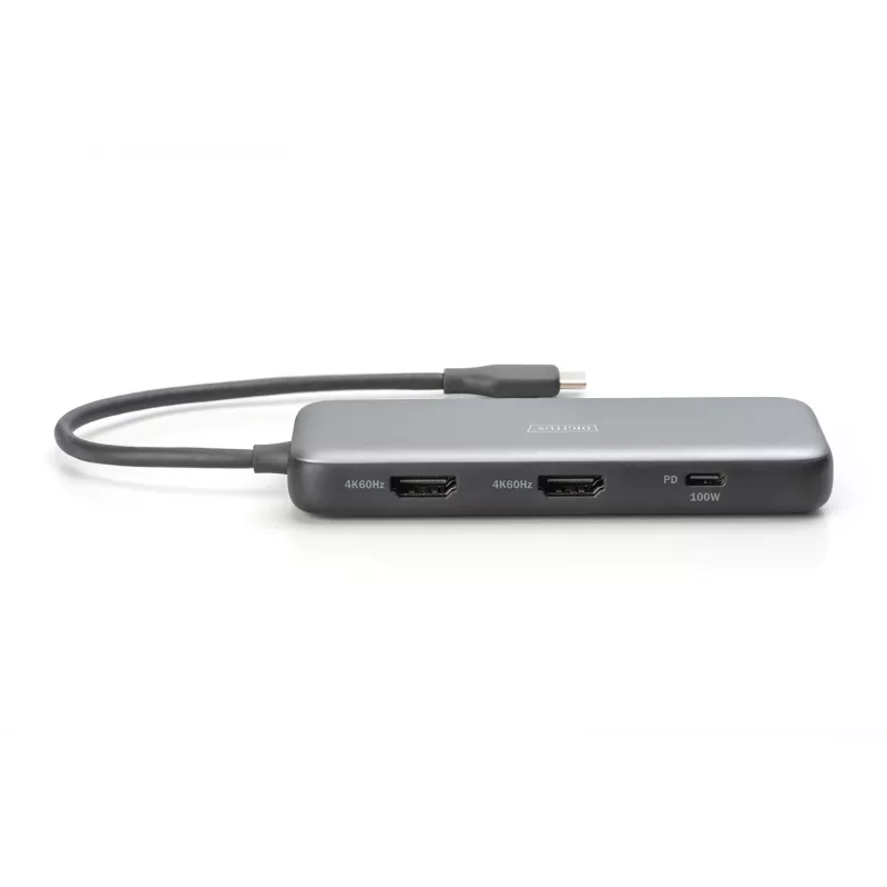 USB-C docking station Digitus DA-70915 8-port 100W Power Delivery
