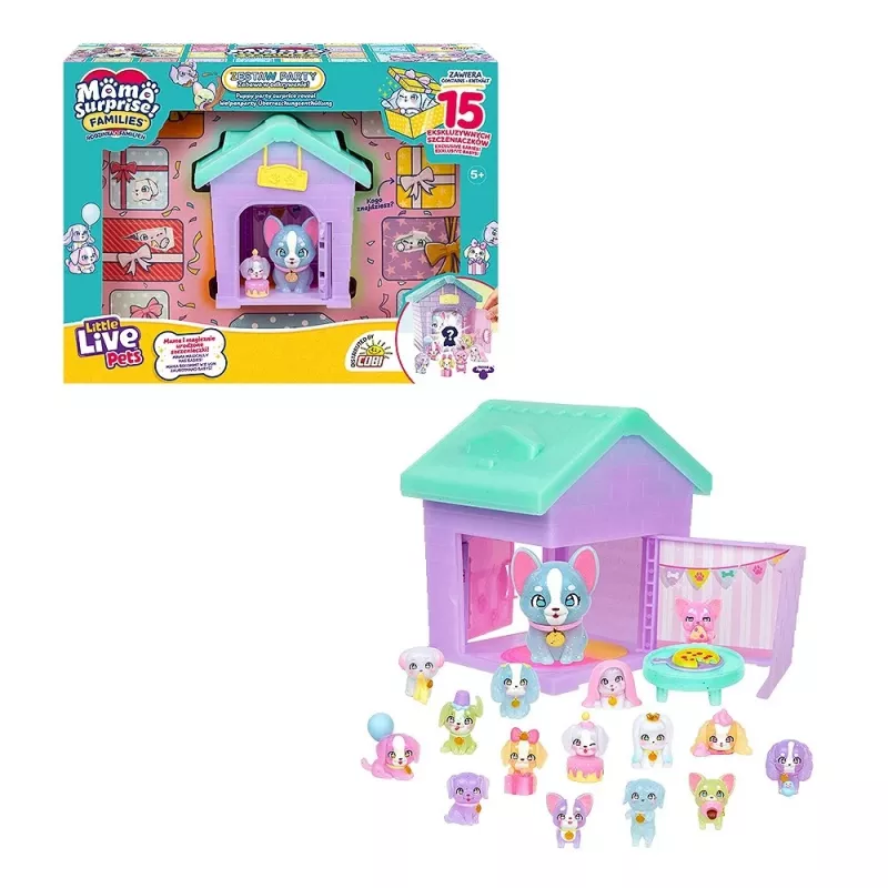 Figures set Little Live Pets - Families Moms House Party