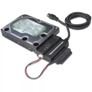 DIGITUS DA-70325 - Storage Controller - 6,4 cm, 8,9 cm (2.5, 8,90cm (3.5)) - ATA / SATA 3Gb/s - 300MBps - USB3.0 (DA-70325)