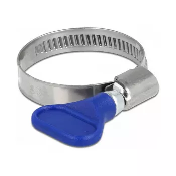 Butterfly Clamp DeLOCK 400 SS 25 - 40 mm 5 pieces blue
