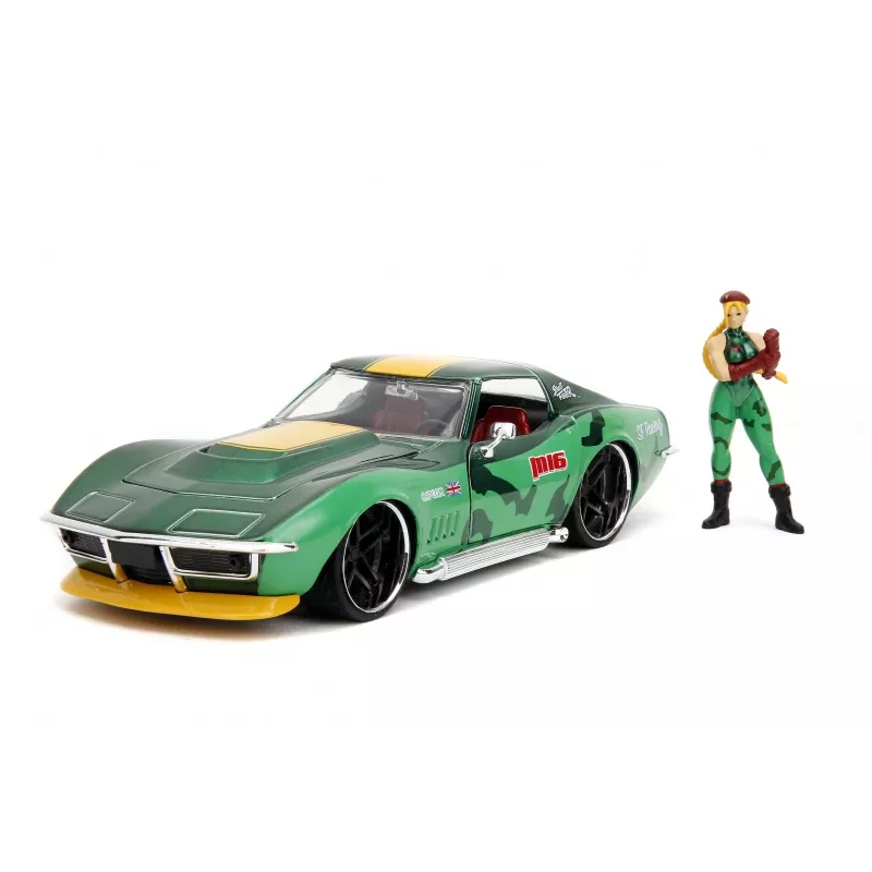 Car Jada Toys Street Fighter 1969 Chevrolet 1:24 Metal Green