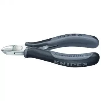 Knipex electronics side cutters l.115mm shape 2 bevel no mirror pol.