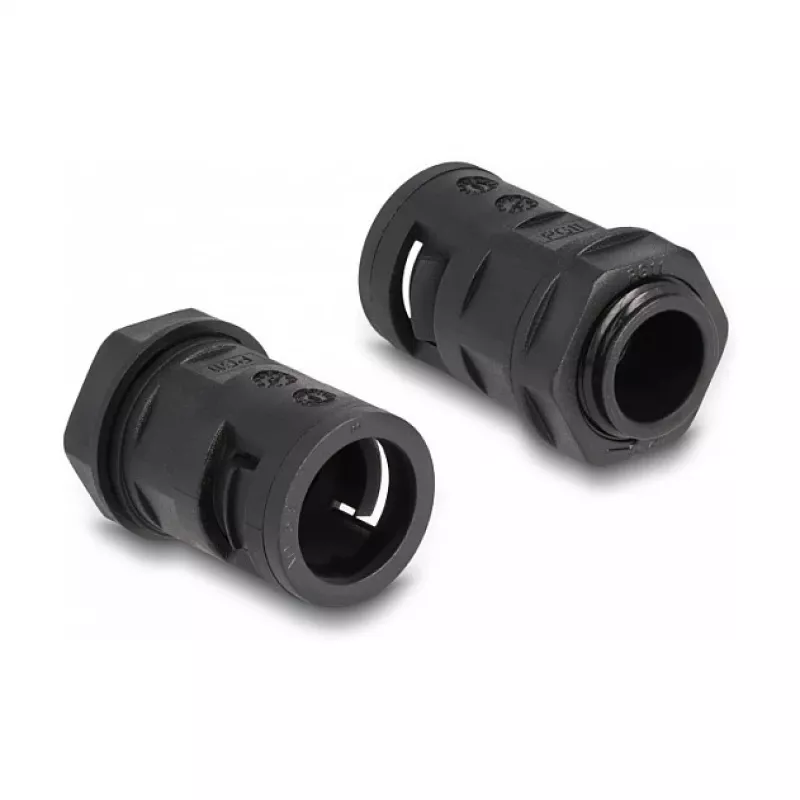Cable sleeve DeLOCK 60463 Black Plastic 15.8mm x 2m