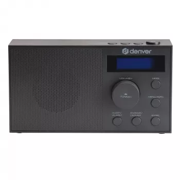 Radio DENVER DAB-51B — DAB+/FM/AM compact digital radio, black