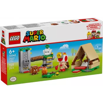Construction toy LEGO Captain Toad's Camp set 72040 with interactive Super Mario features