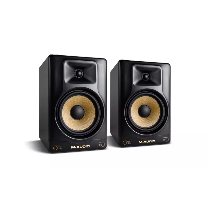 Active Monitor Speaker M‑Audio Forty Eighty, 80W, 2‑way, 8 inch woofer, 1.25 inch tweeter, XLR/TRS inputs, MDF enclosure