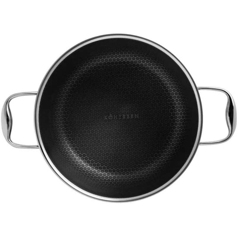 Kohersen Black Cube 24 cm pot with lid
