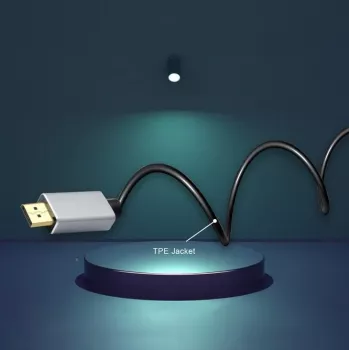 DisplayPort to HDMI cable Helos 288453, 1.0 m, digital video