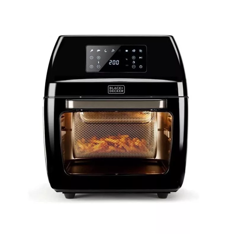 Hot air fryer Black & Decker BXAFO1200E — 12 L, 1700 W, touch control, 40–200°C, rotisserie, baking & frying