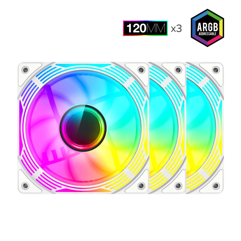 Gamemax | Case fan | KF300R BK | White