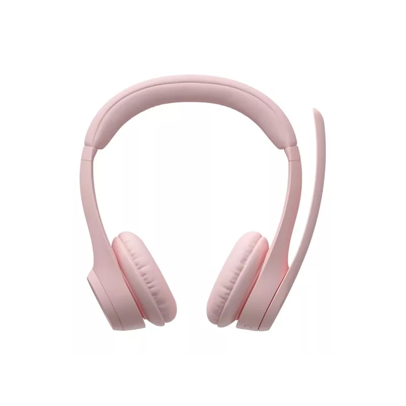 Logitech 981-001412 headphones/headset Wireless headband Office/Call center Bluetooth Rose