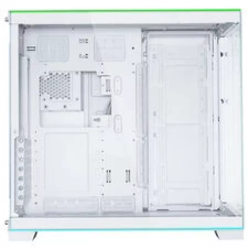 Lian Li O11 Dynamic EVO RGB PC-Enclosure Bundle HydroShift II LCD-S 360TL AiO + 3x UNI FAN SL-INF 120 Reverse Blade Fan - White