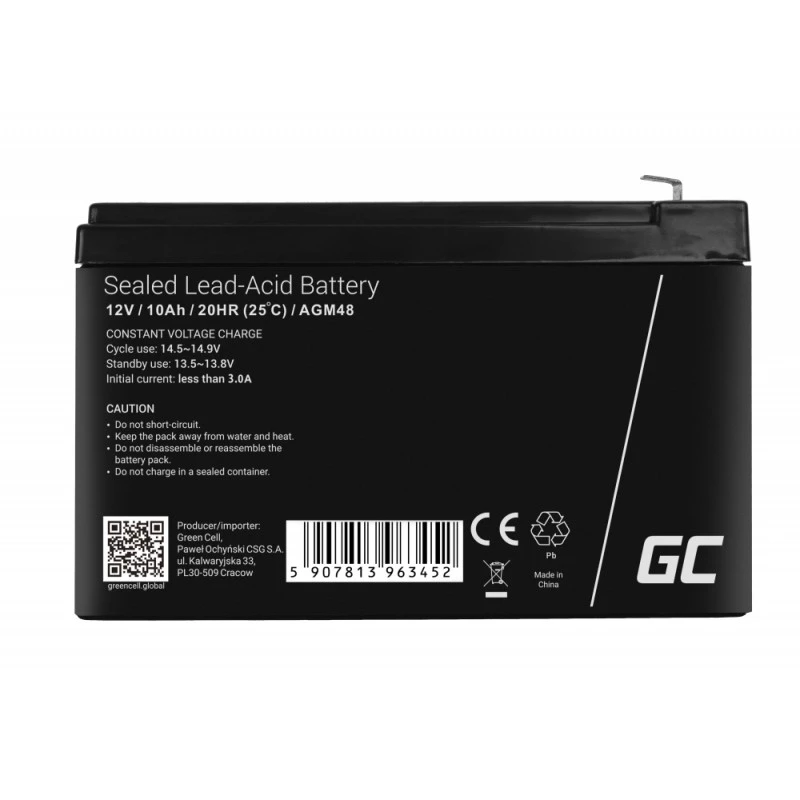 Green Cell AGM48 UPS battery Sealed Lead Acid (VRLA) 12 V 10 Ah