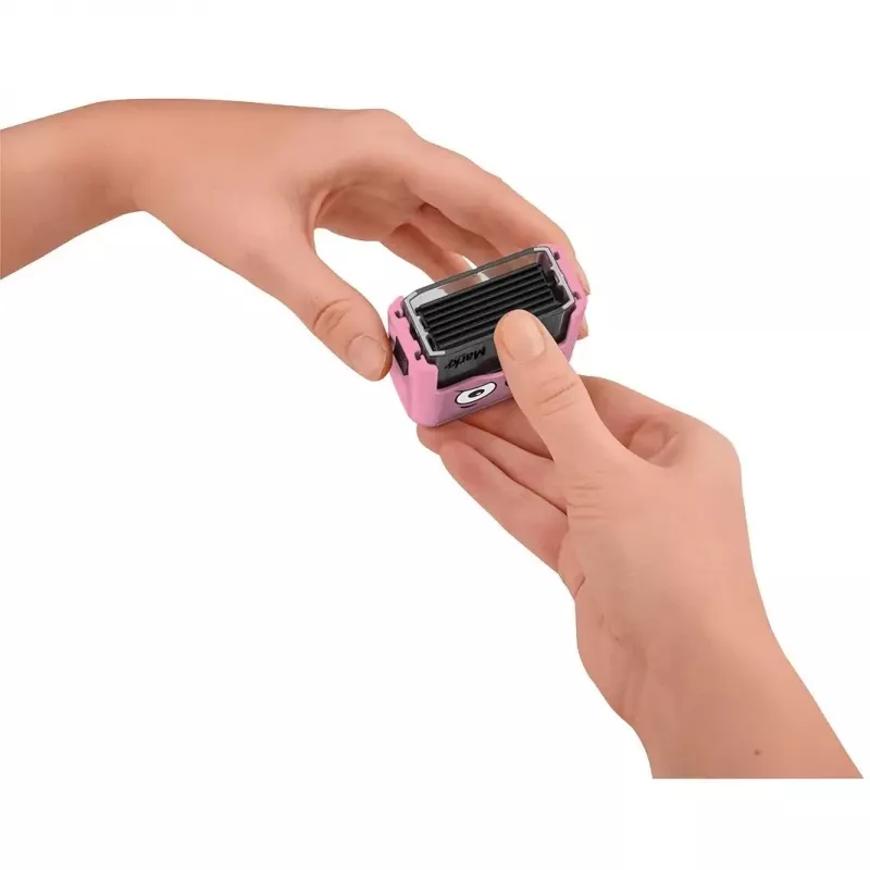 Colop Marky Rectangular Pink Stamp for Paper and Textile