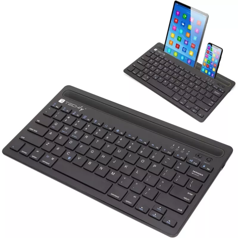 Techly ICTBK102U keyboard Universal Bluetooth QWERTY English Black