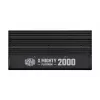 Power supply unit Cooler Master X Mighty Platinum 2000W 230V, ATX 24-pin, 80 PLUS Platinum, black, 12 cm fan