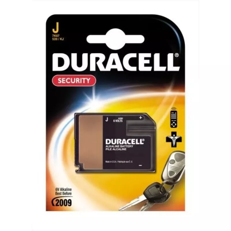 Duracell Security - Battery J alkaline 500 mAh