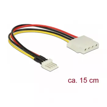 Internal Power Cable DeLOCK 85456 0.15m Floppy to Molex