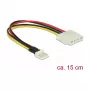 Internal Power Cable DeLOCK 85456 0.15m Floppy to Molex