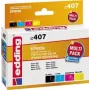edding printer cartridges EDD-407 black, cyan, magenta, yellow compatible with EPSON T0715, set of 4