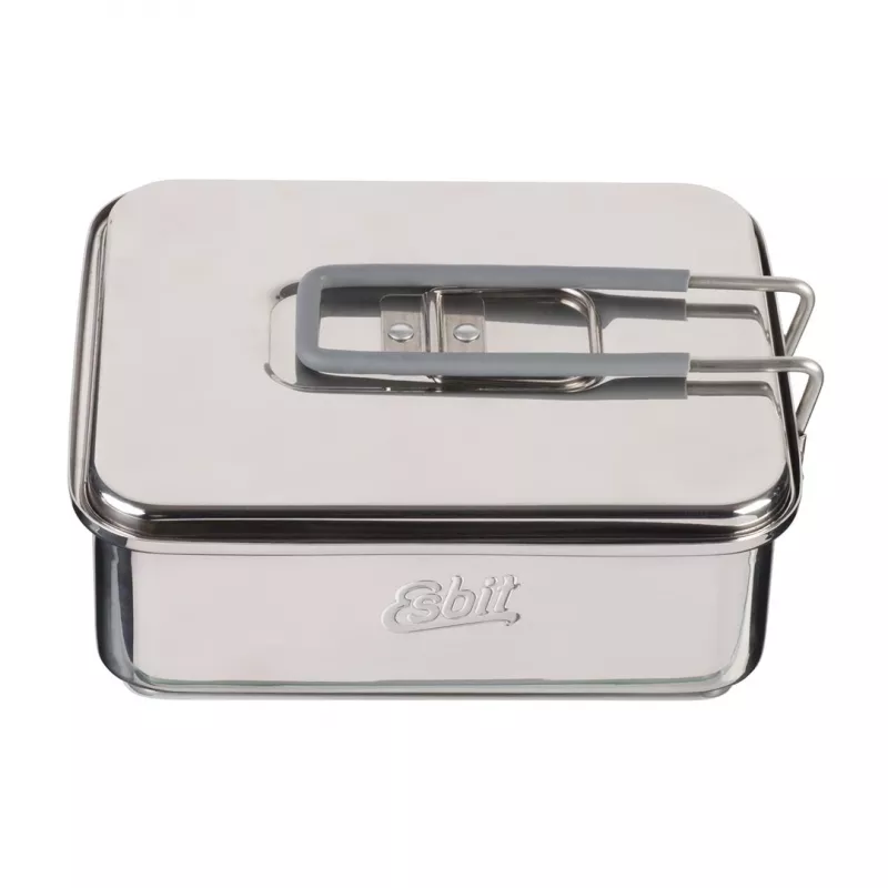 Camping cookware set ESBIT CS1100ST — aluminium and stainless steel, 1.1 L, 659 g, Black/Silver
