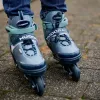 Inline skates HUDORA Leon 2.0, adjustable size 37–40, blue/grey