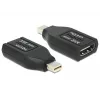 DeLOCK - Video- / Audio-Adapter - HDMI - HDMI, 19-pin (W) - Mini DisplayPort (M) - (DisplayPort 1,1) - Black (65552)