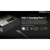 Battery charger Nitecore Ci4 — universal USB charger for Lithium‑Ion / NiCd / NiMH, 5/9/12V input, 3A, plastic, 0.1914 kg