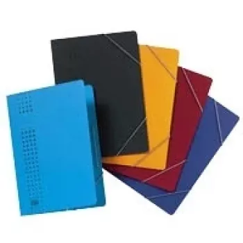 Chic elasticated folder assorted colours 5 ST (33450 New: 400010115)