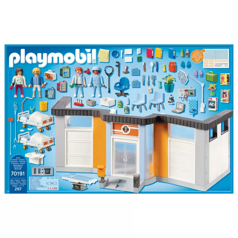 Toy figure Playmobil 70191 Furnished Hospital Wing 297 pieces