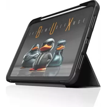 STM Dux Ultra Case | Apple iPad 11 (2025) / iPad 10,9 (2022) | black/transparent | STM-222-486KX-01 (STM-222-486KX-01)