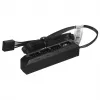 Fan hub DeepCool FH-04 — 20‑pin ATX to 4× 3‑pin Molex, 0.55 m cable, black